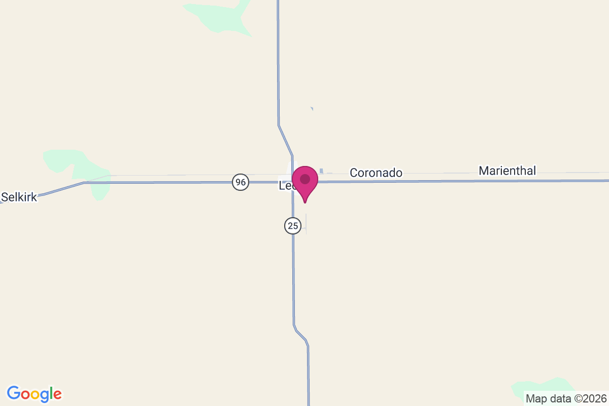 Leoti map