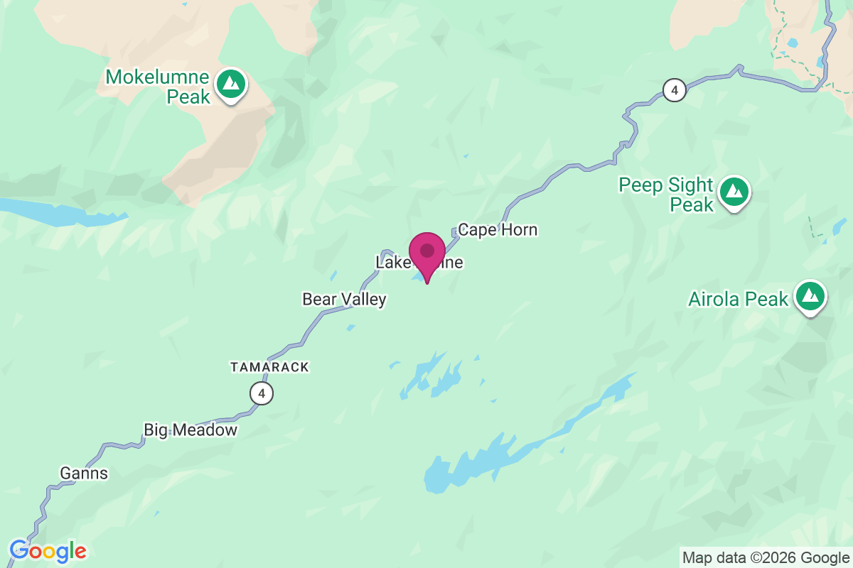 Lake Alpine map