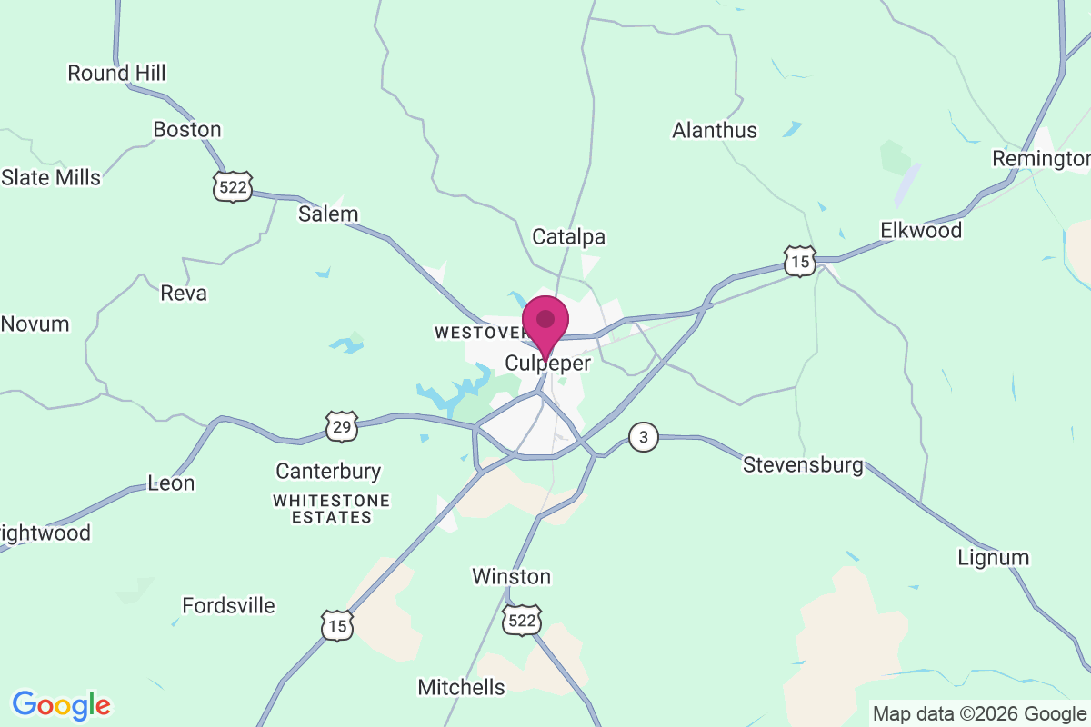 Culpeper map