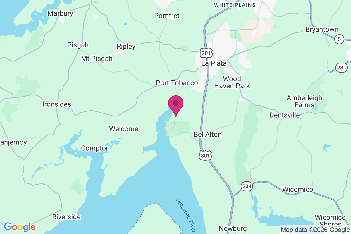 Simms Landing map