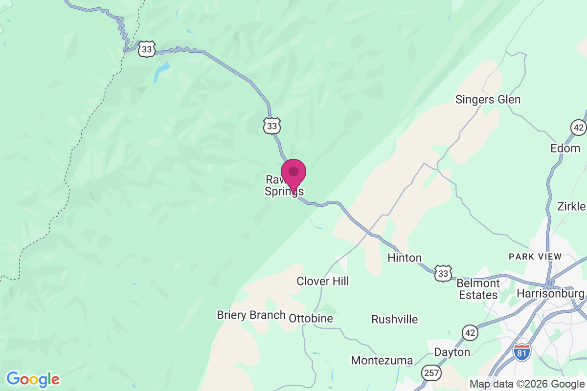 Rawley Springs map