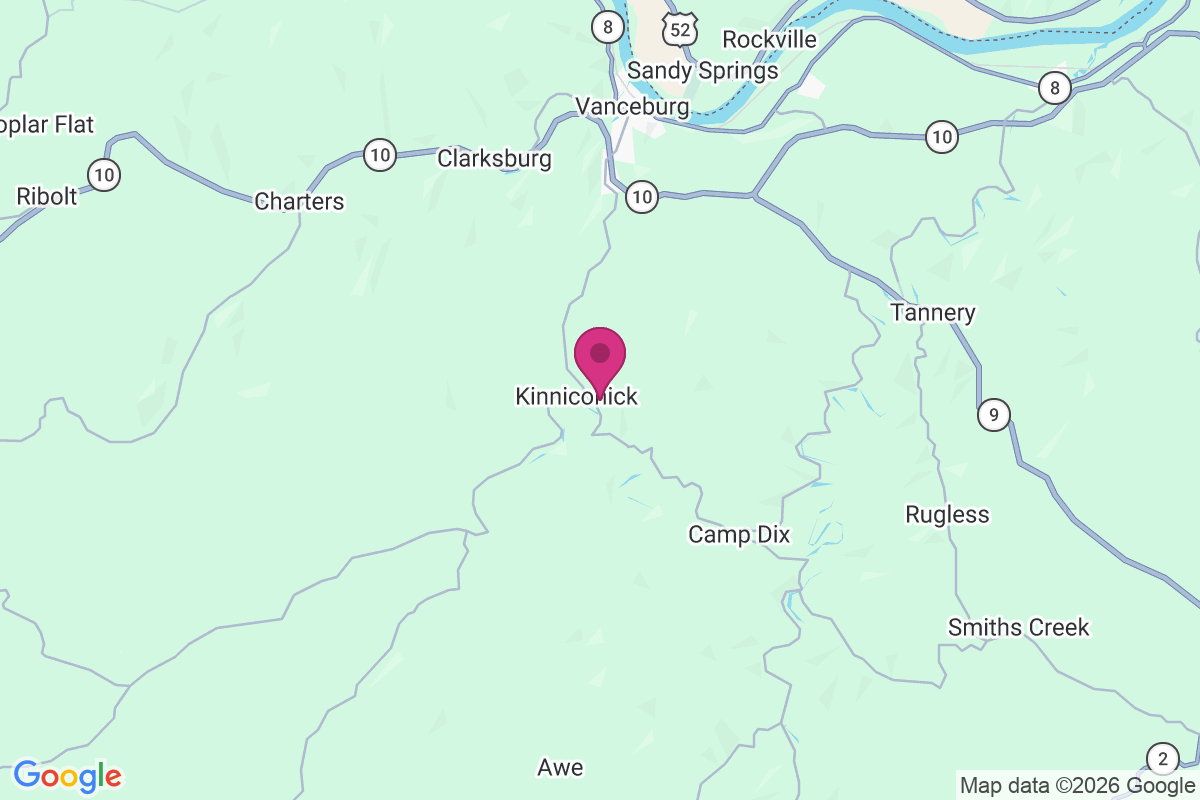 Kinniconick map