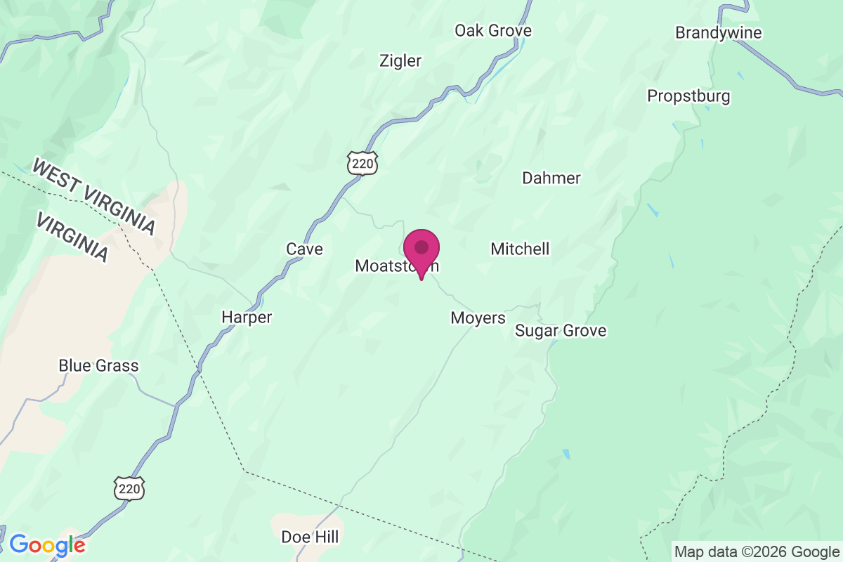 Moatstown map