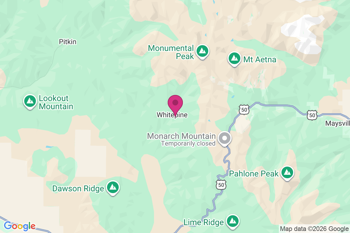Whitepine map