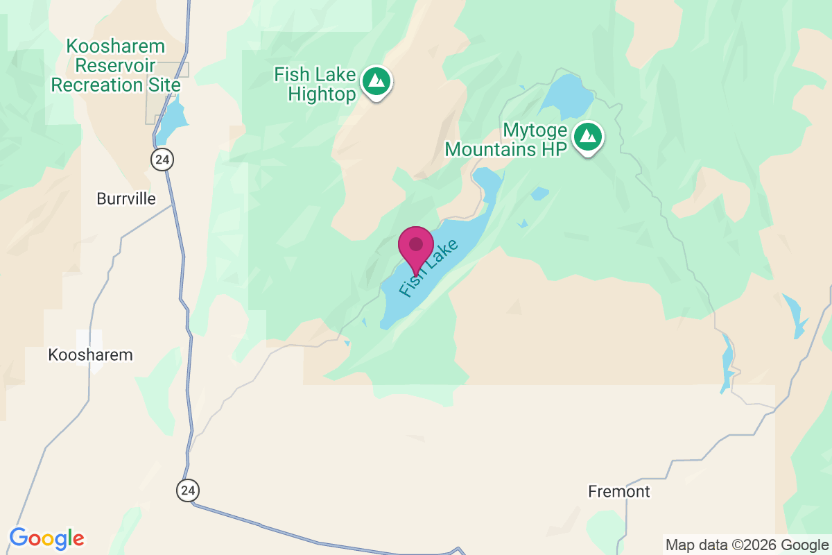 Fishlake Resort map