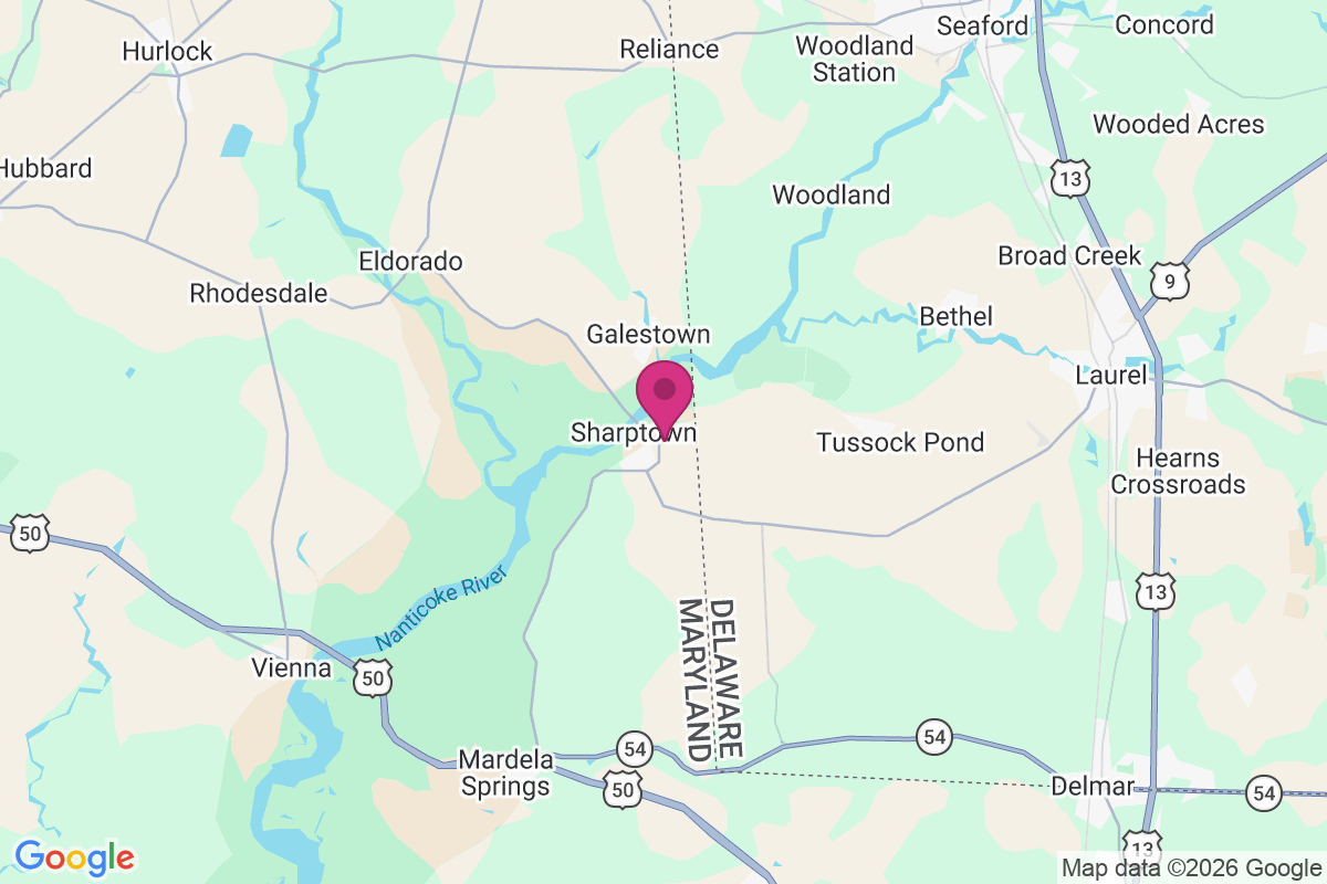 Sharptown map