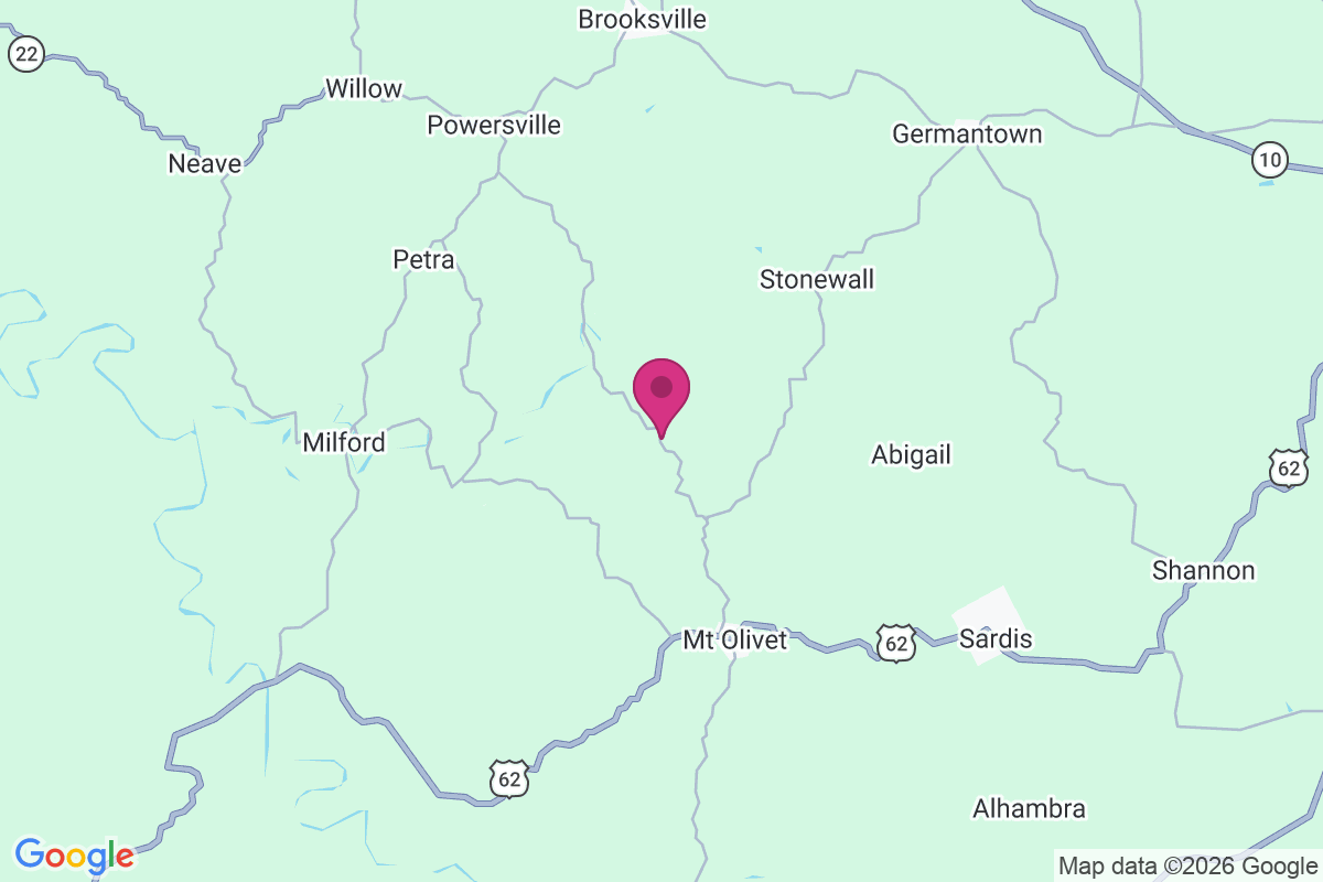Hittville map