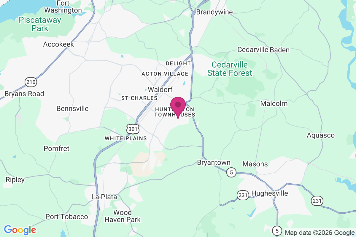 Huntington Townhouses map