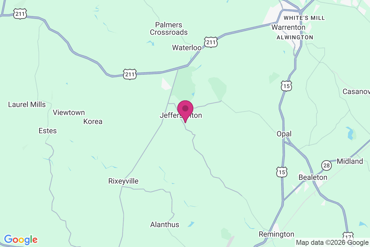 Jeffersonton map