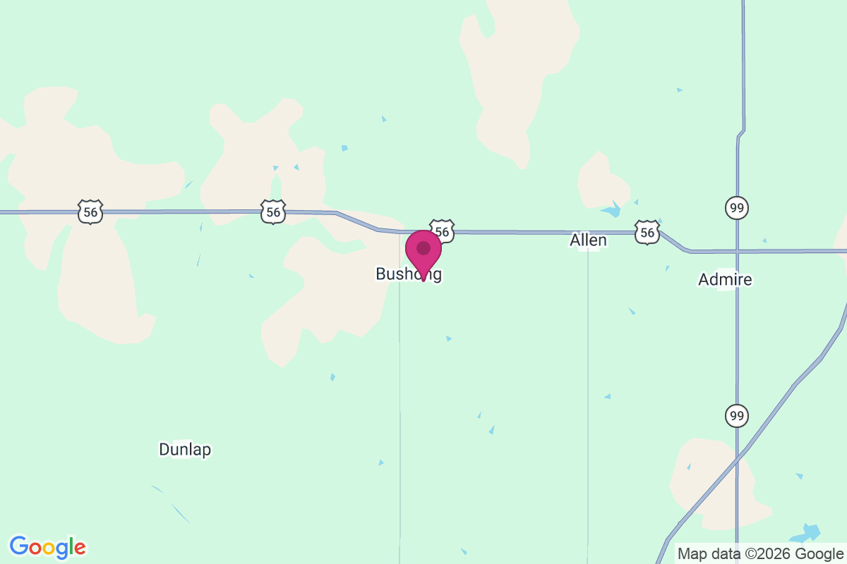 Bushong map