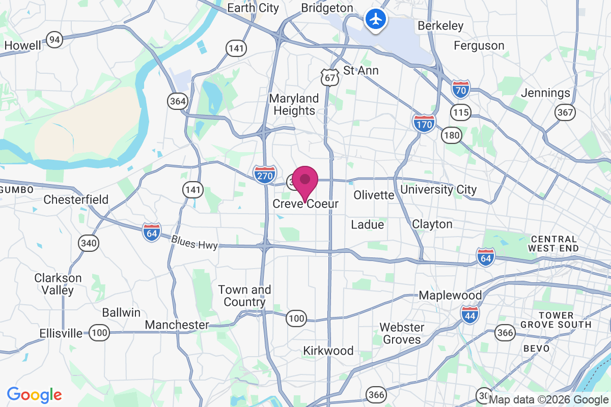 Creve Coeur map
