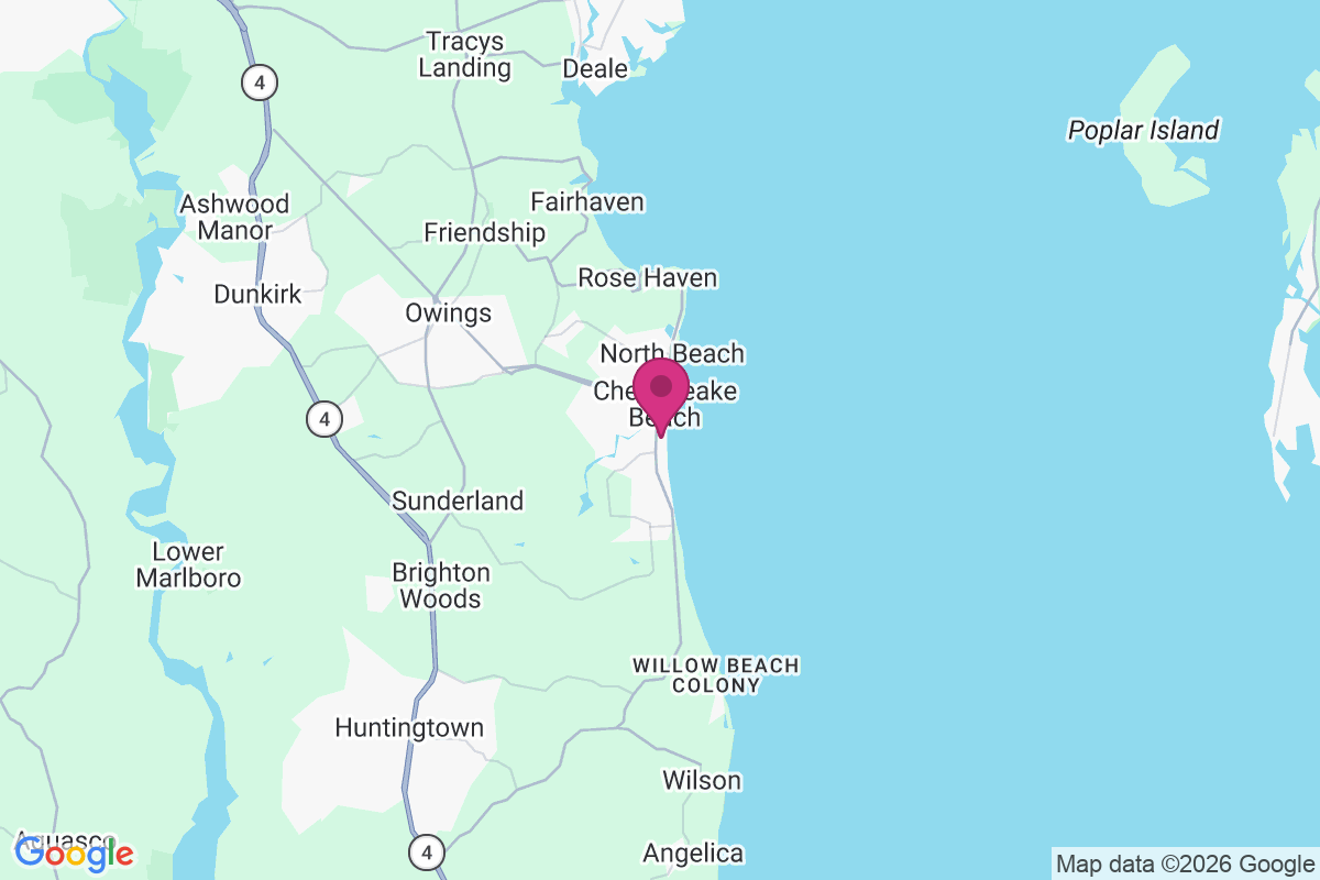 Chesapeake Beach map