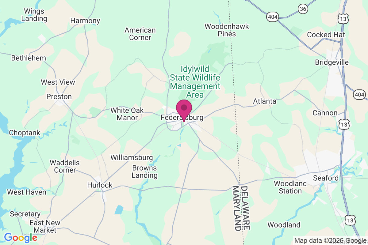 Federalsburg map