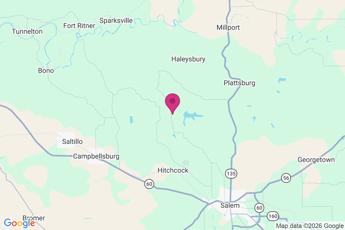 Rush Creek Valley map