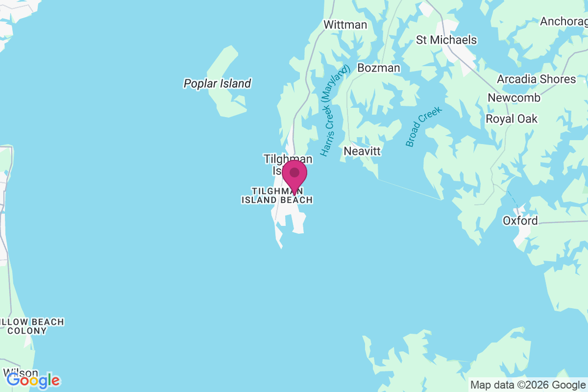 Tilghman Island map
