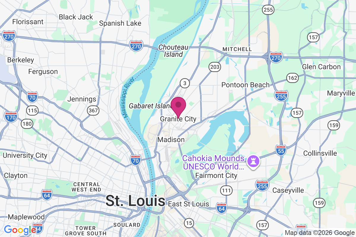 Granite City map