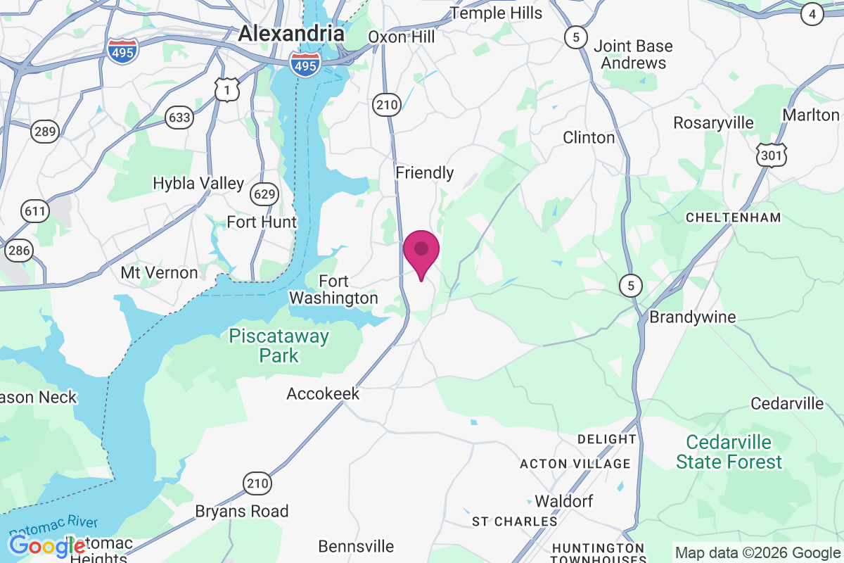 Fort Washington Forest map