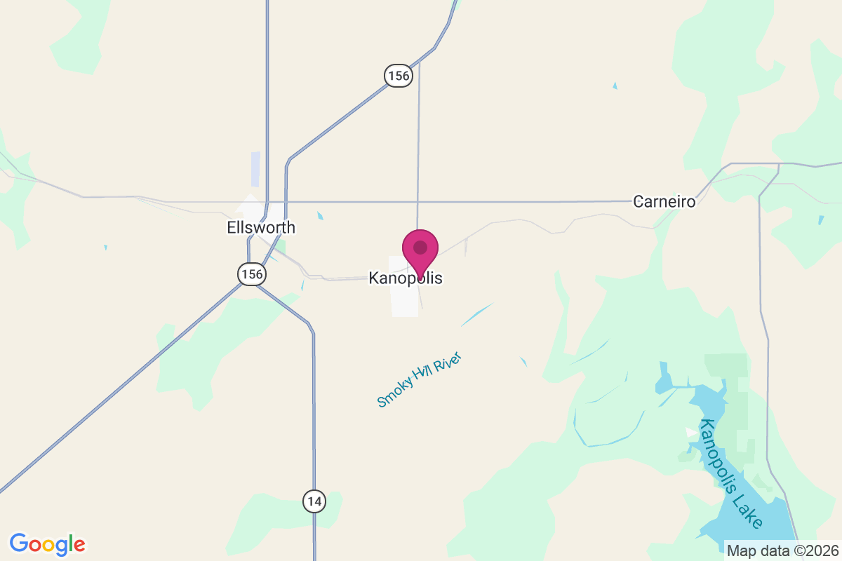 Kanopolis map