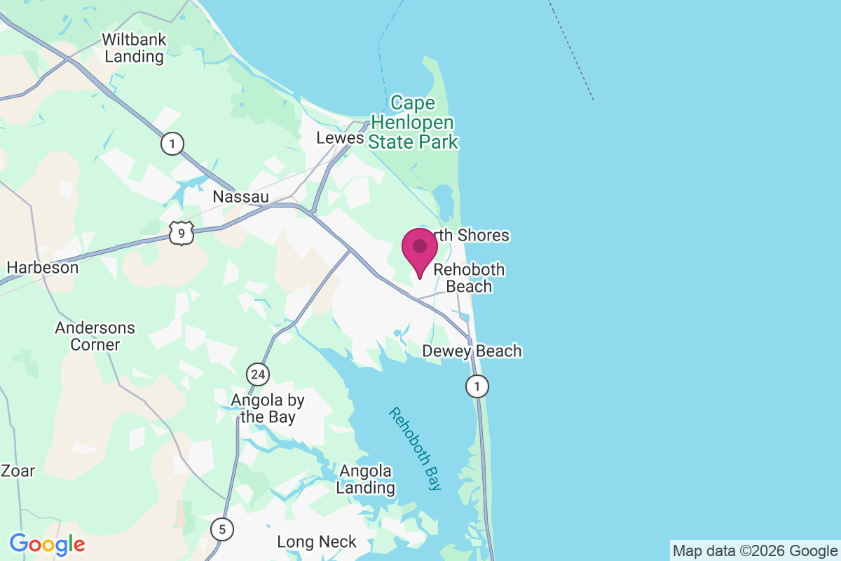 Henlopen Keys map