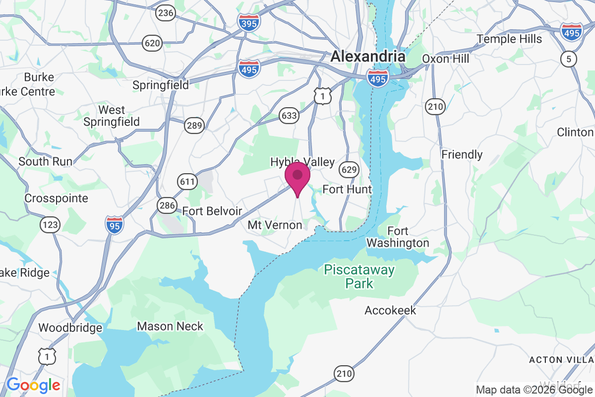 Fort Belvoir map
