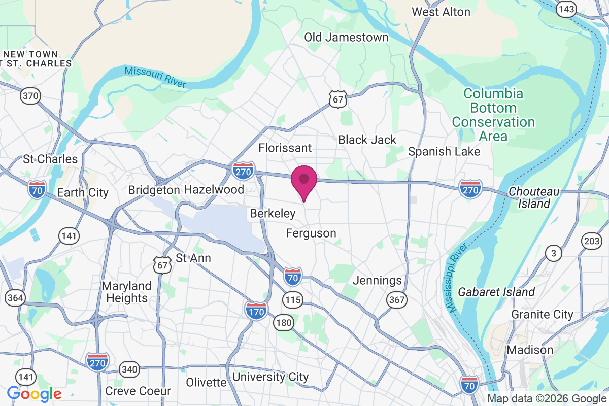 Calverton Park map