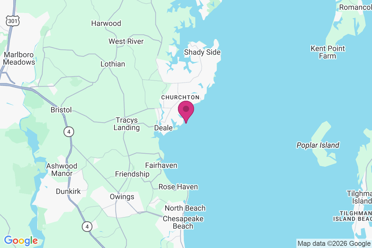 Deale Beach map