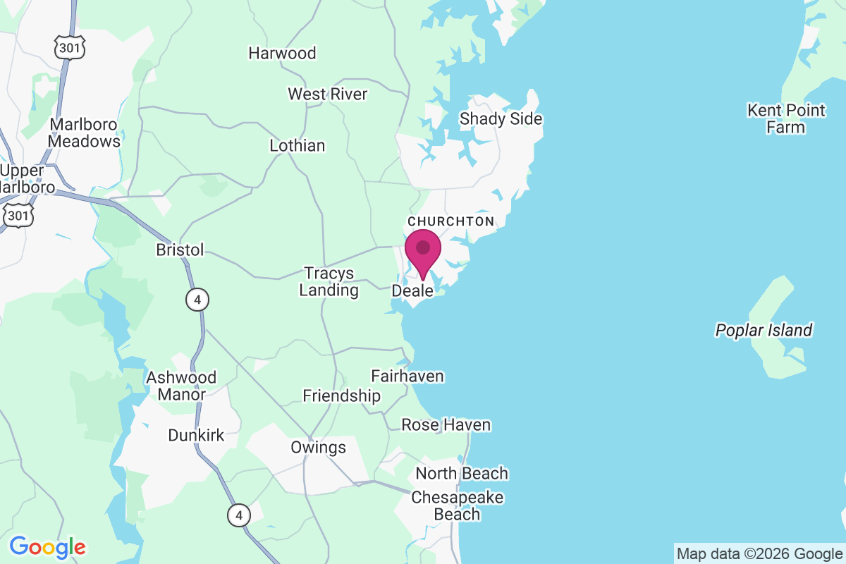 North Deale map