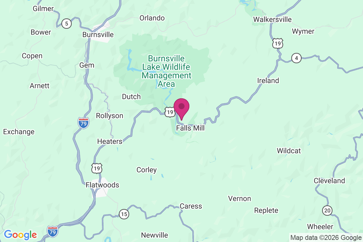 Bulltown map