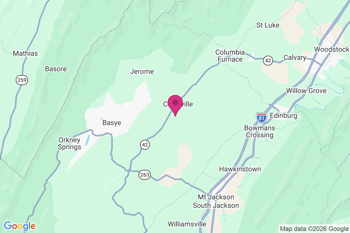 Conicville map