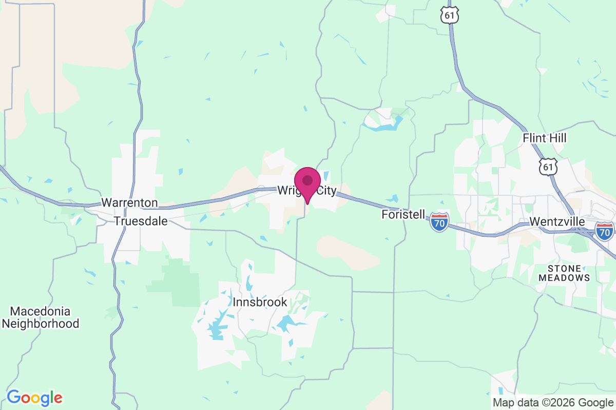 Wright City map