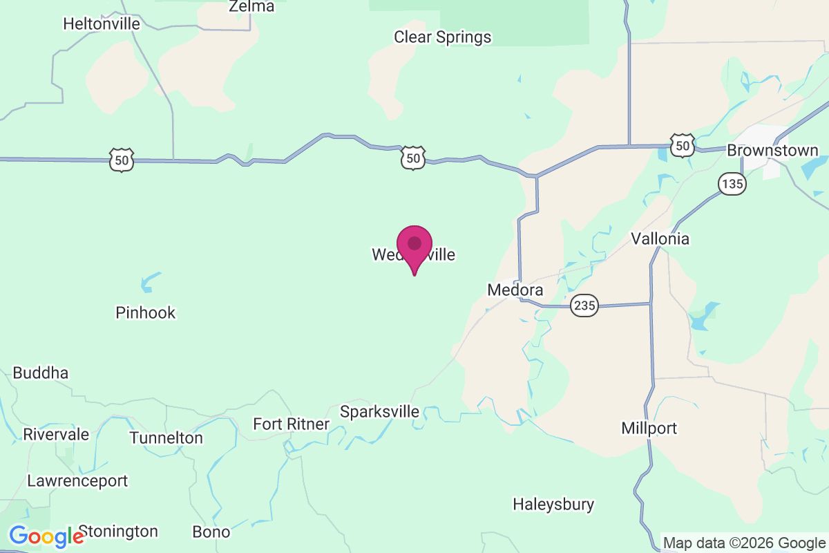 Weddleville map