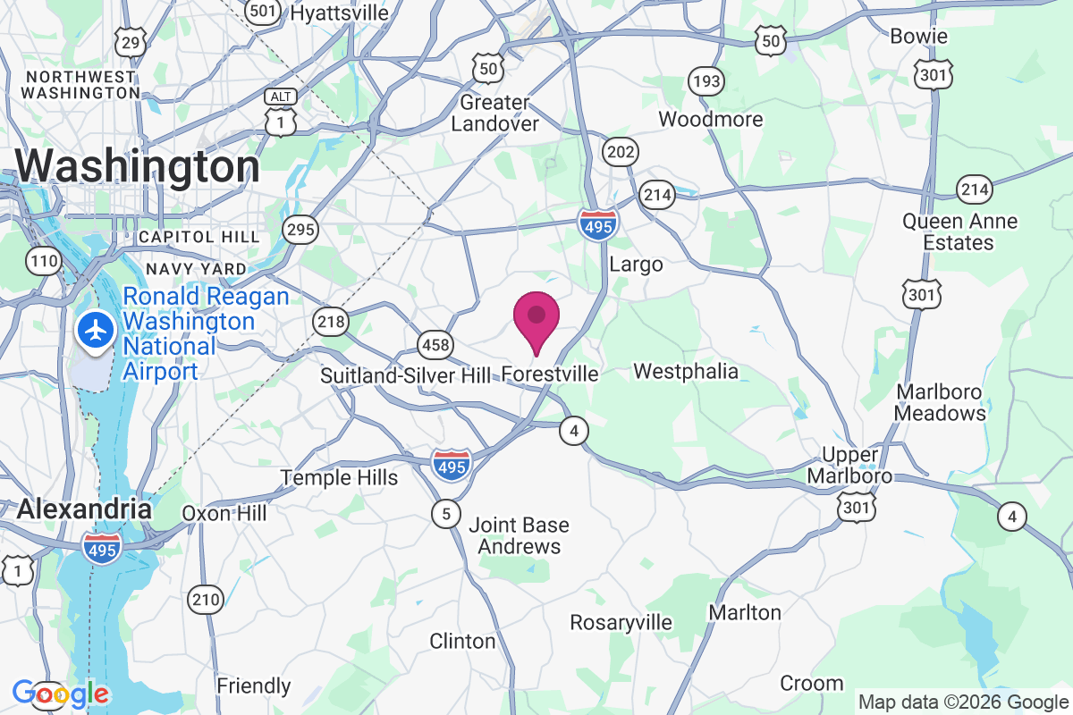 North Forestville map