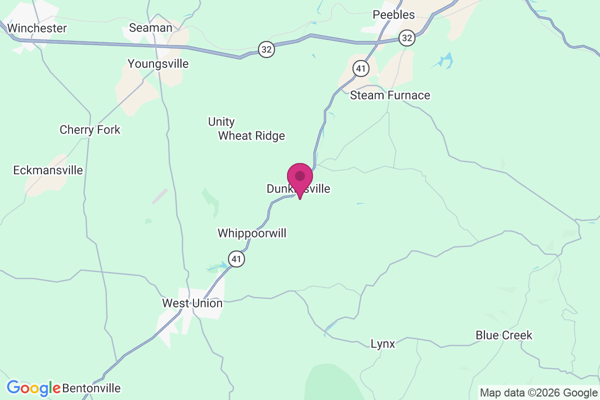 Dunkinsville map