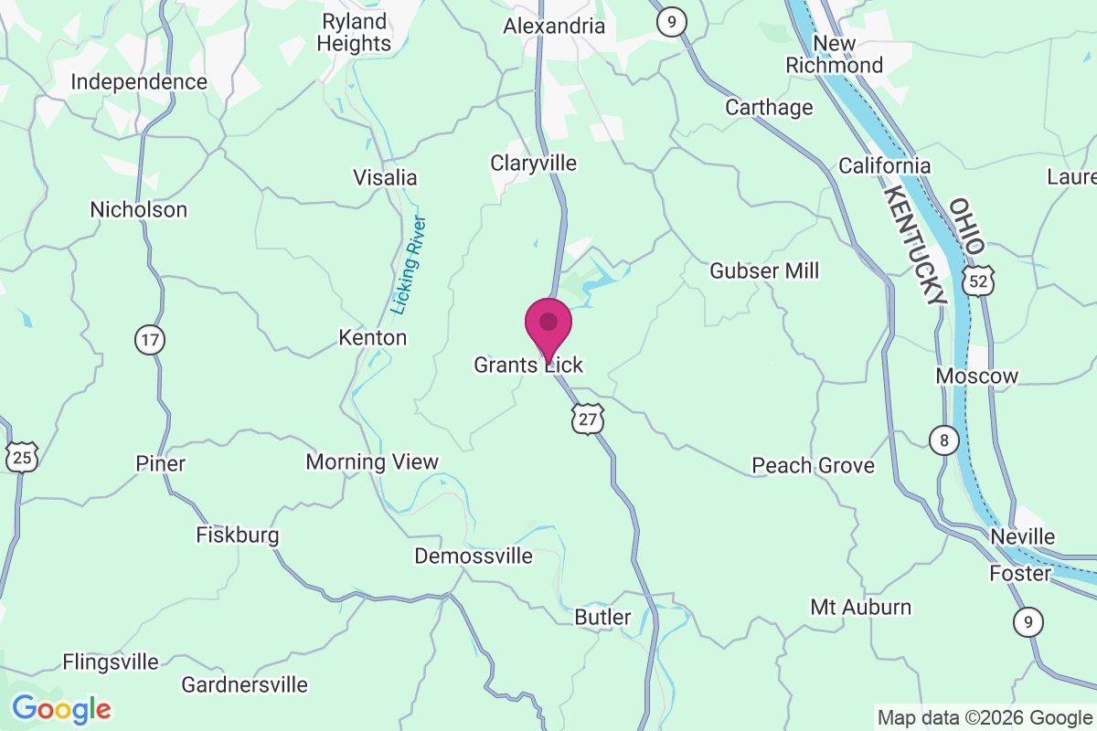 Grants Lick map