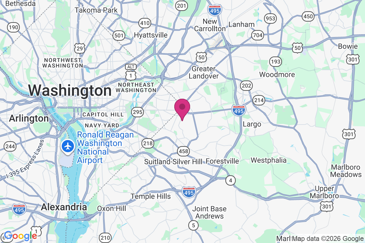 Capitol Heights map