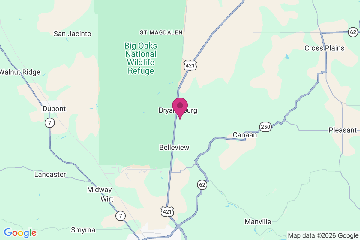 Bryantsburg map