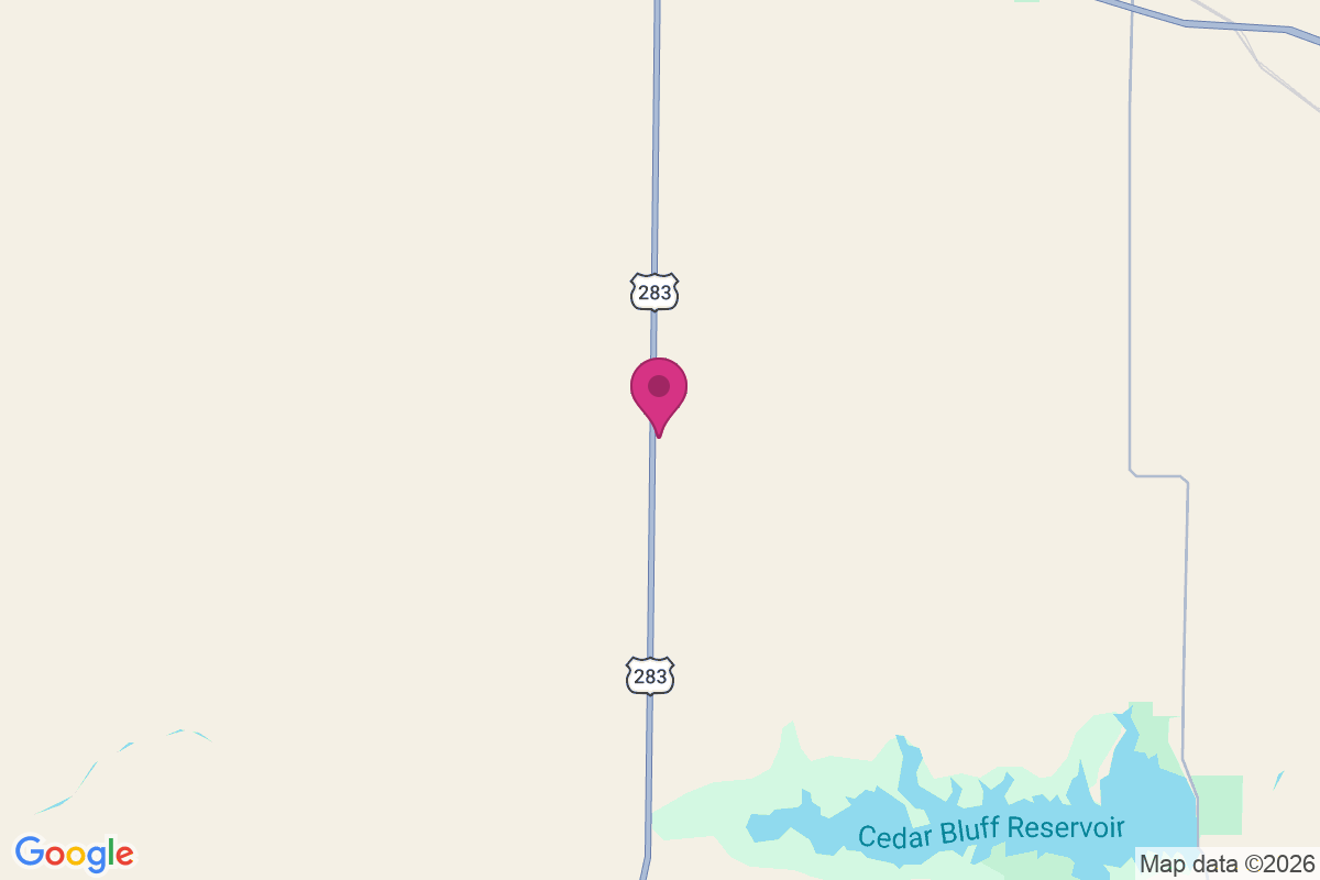 Trego Center map