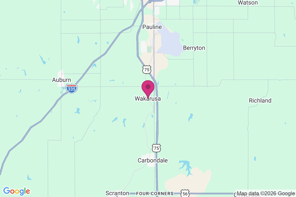 Wakarusa map