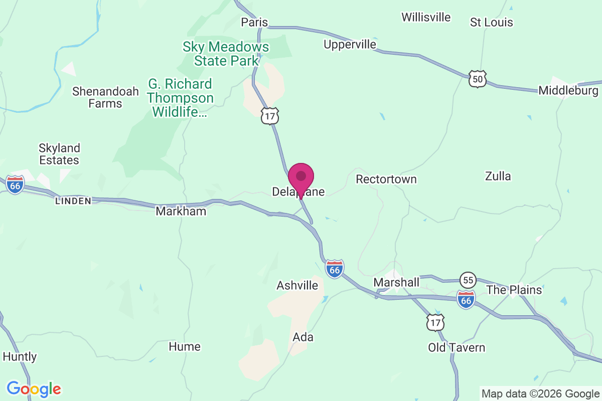 Delaplane map