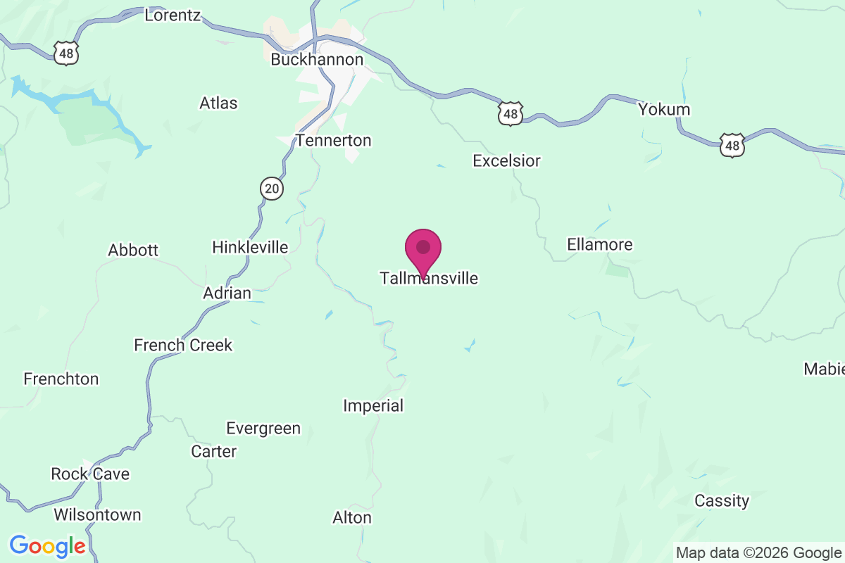 Tallmansville map