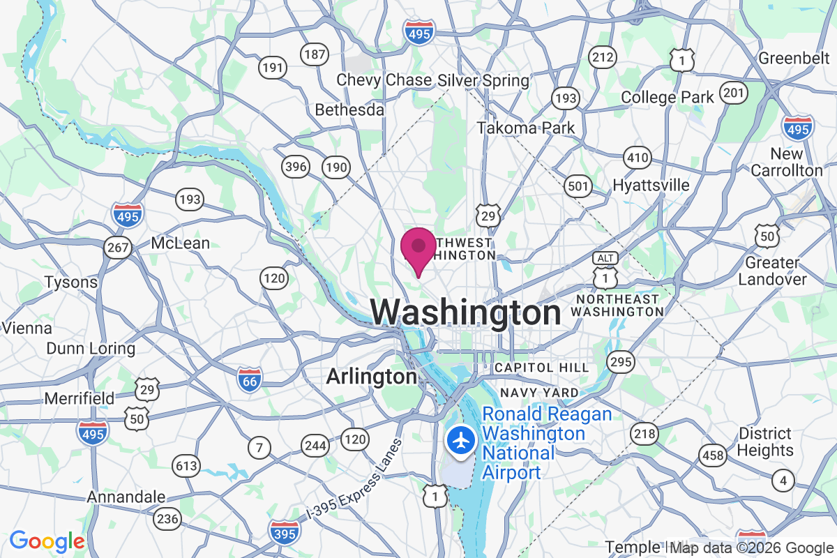 Massachusetts Avenue Heights map