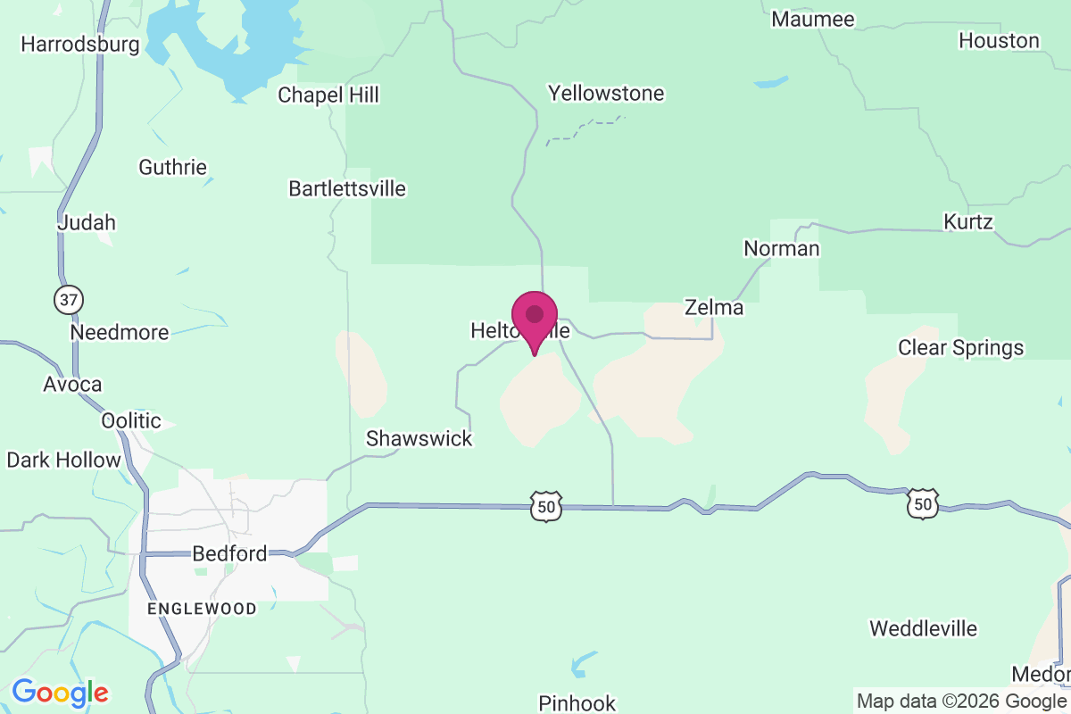 Heltonville map