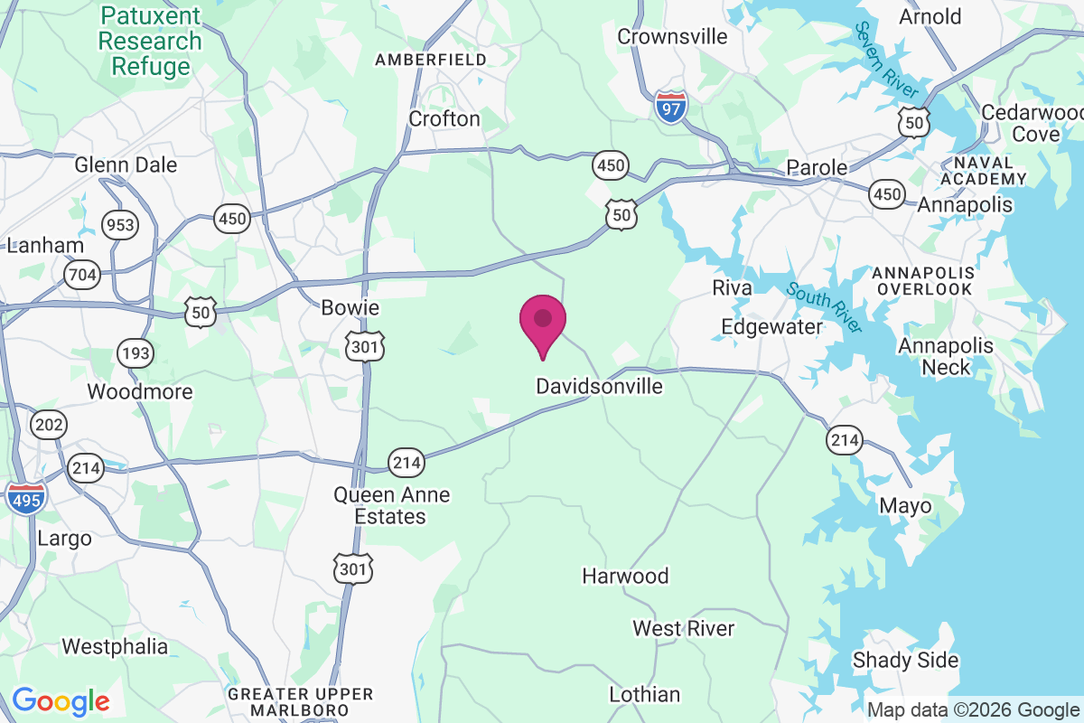 Meadowoods of Davidsonville map