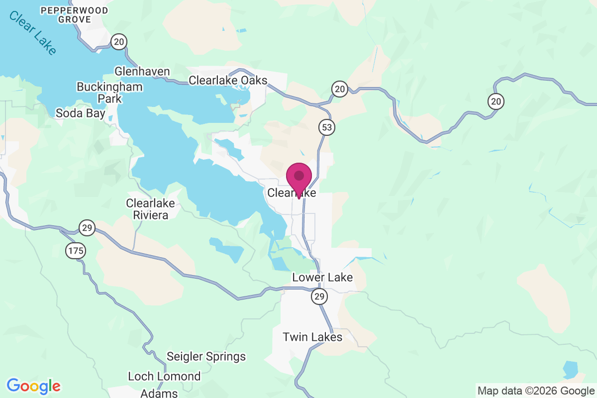 Clearlake map