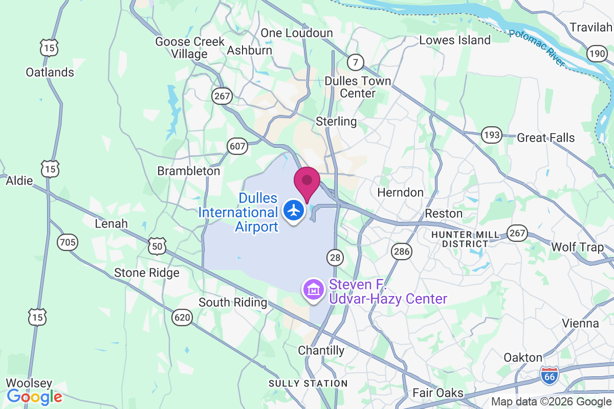 Dulles map