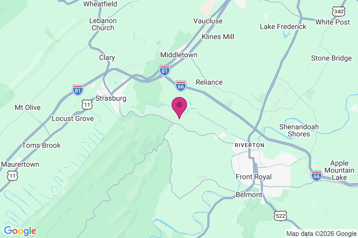 Shenandoah River Lakes map