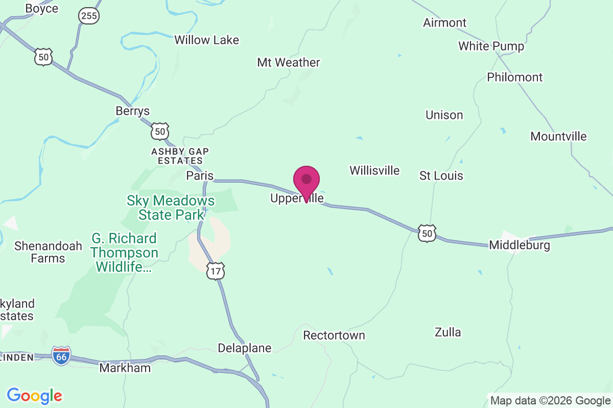 Upperville map