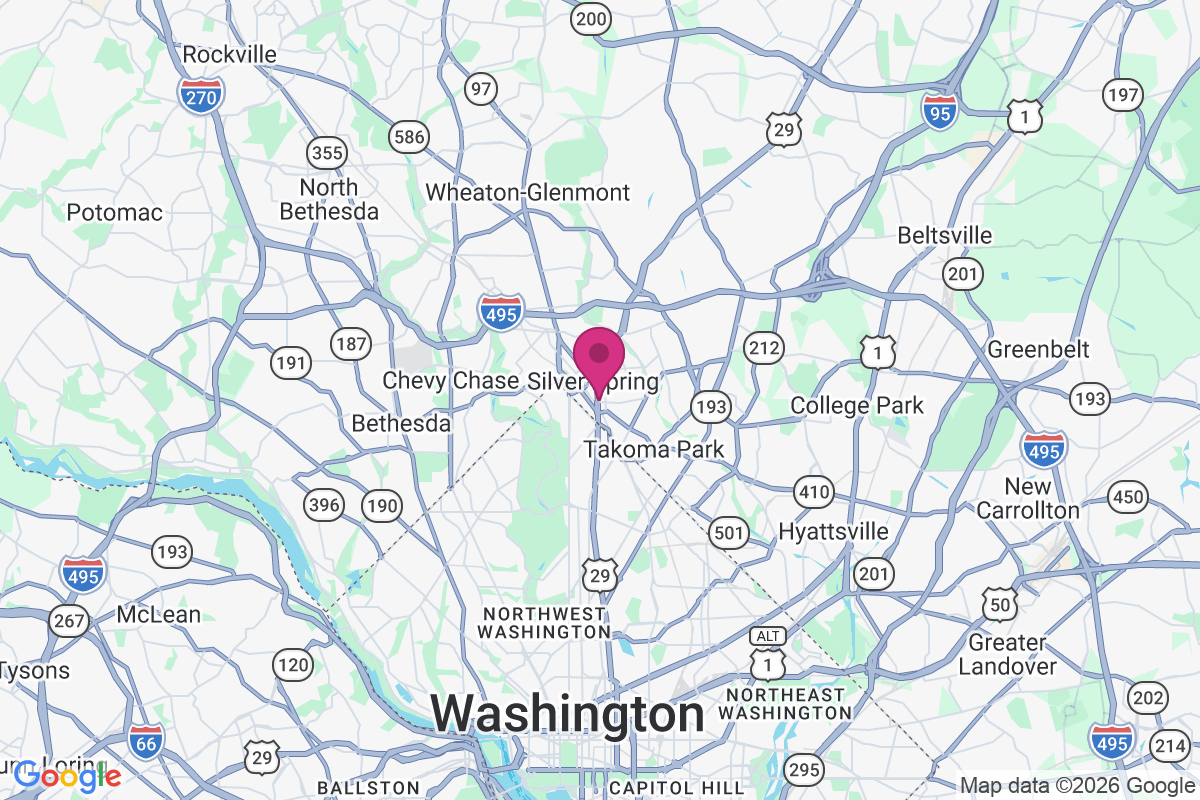 Silver Spring map