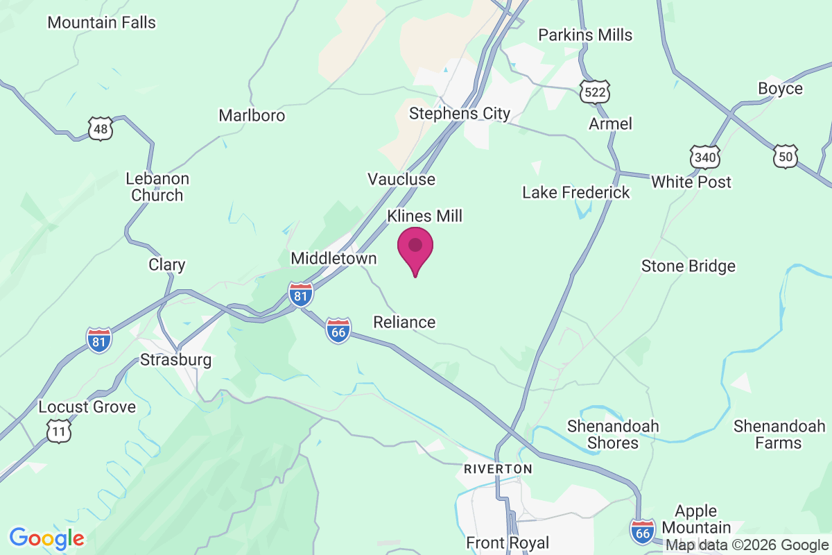 Ridings Mill map