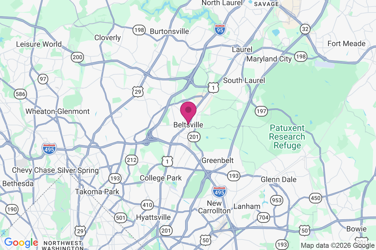 Beltsville map